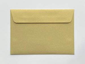 130x185mm metallic envelope