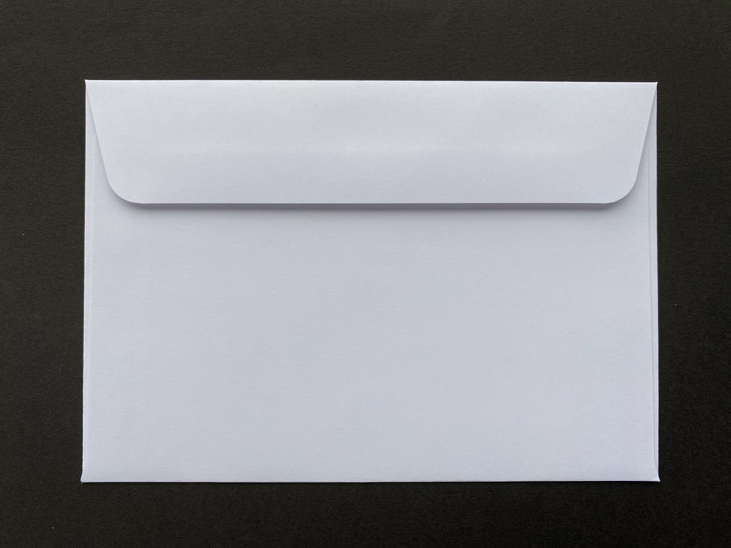 130x185mm white envelopes