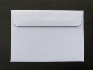 C5 (162x229mm) white envelopes
