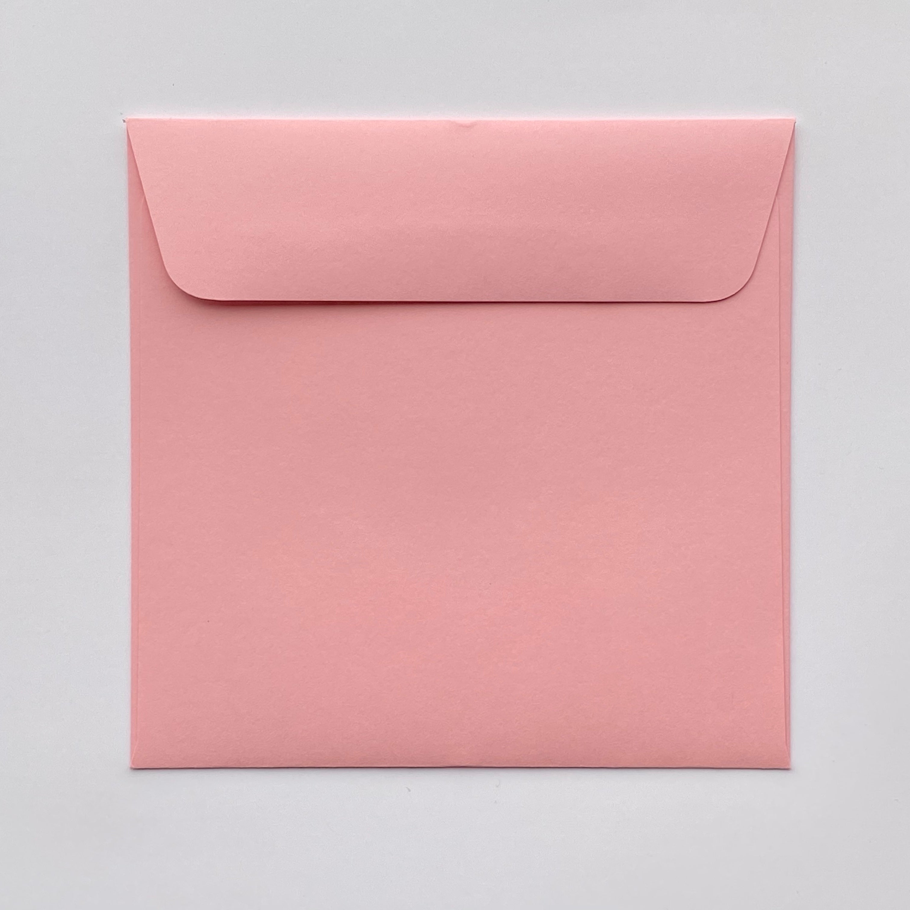 140mm square coloured envelopes